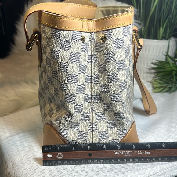 Louis Vuitton purse shoulder bag Handbag “Damier Azur” Hampstead PM - Picture 8 of 16